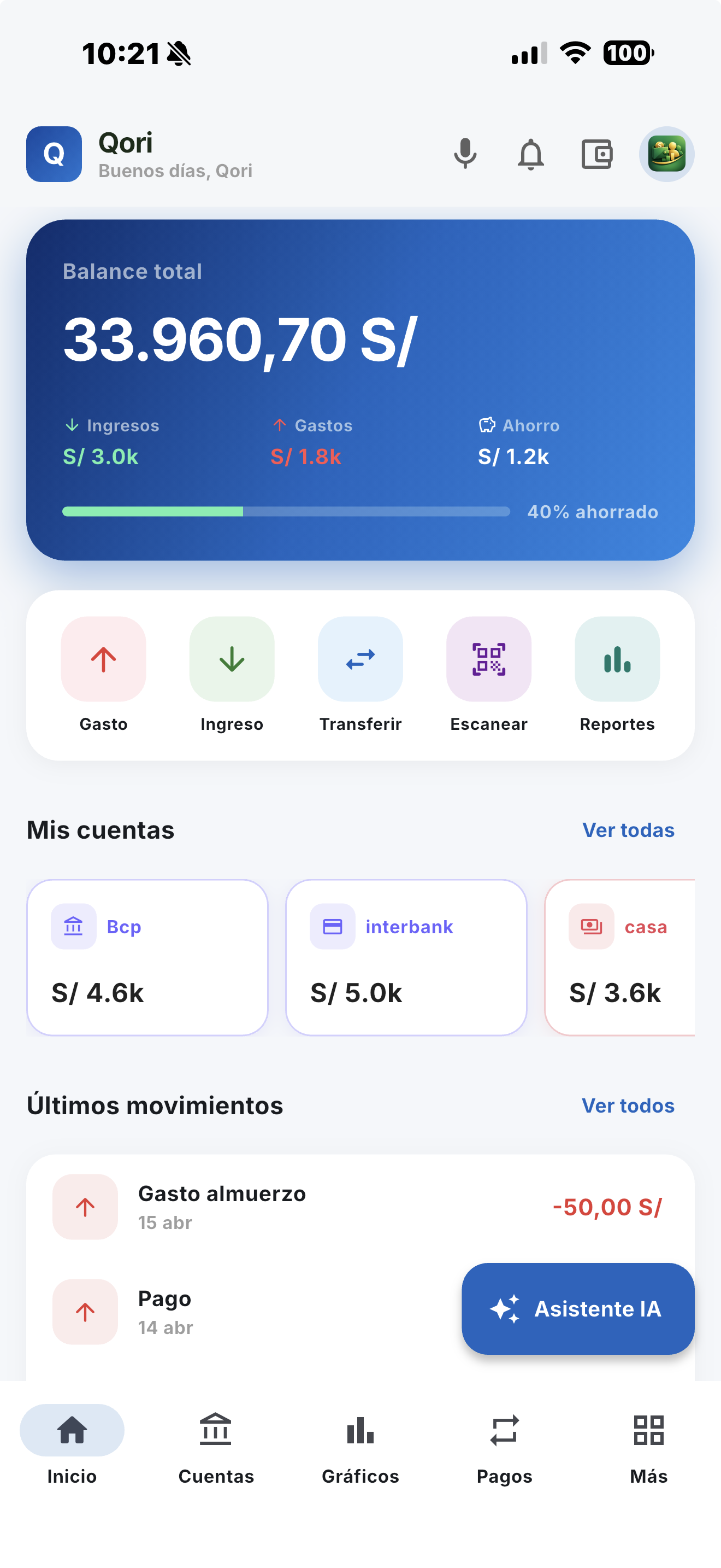 Qori Dashboard